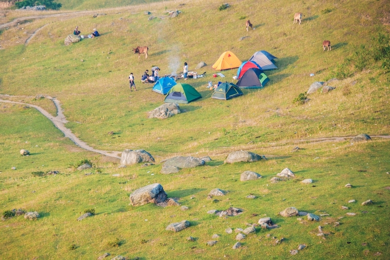 Một số điểm du lịch cắm trại nổi bật hiện nay